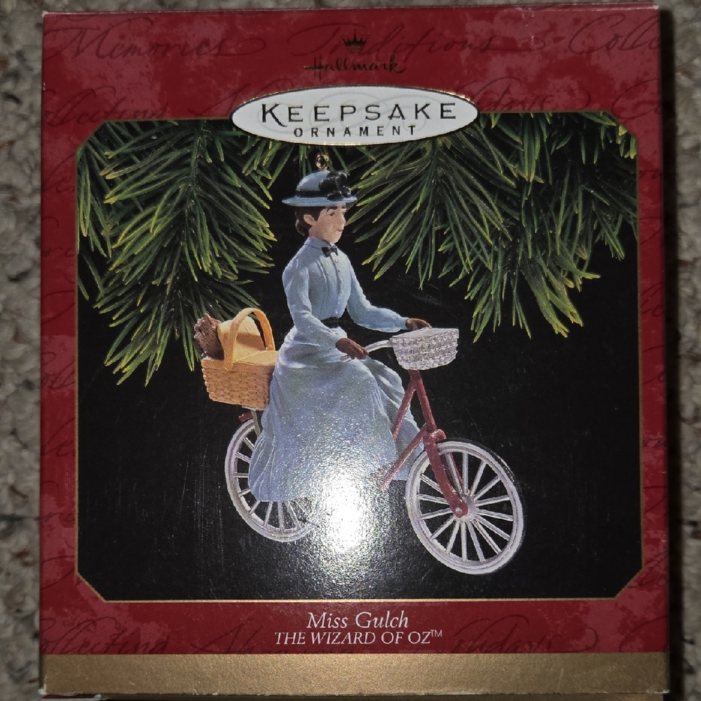 Hallmark Keepsake Ornament - Miss Gulch in Blue Dress